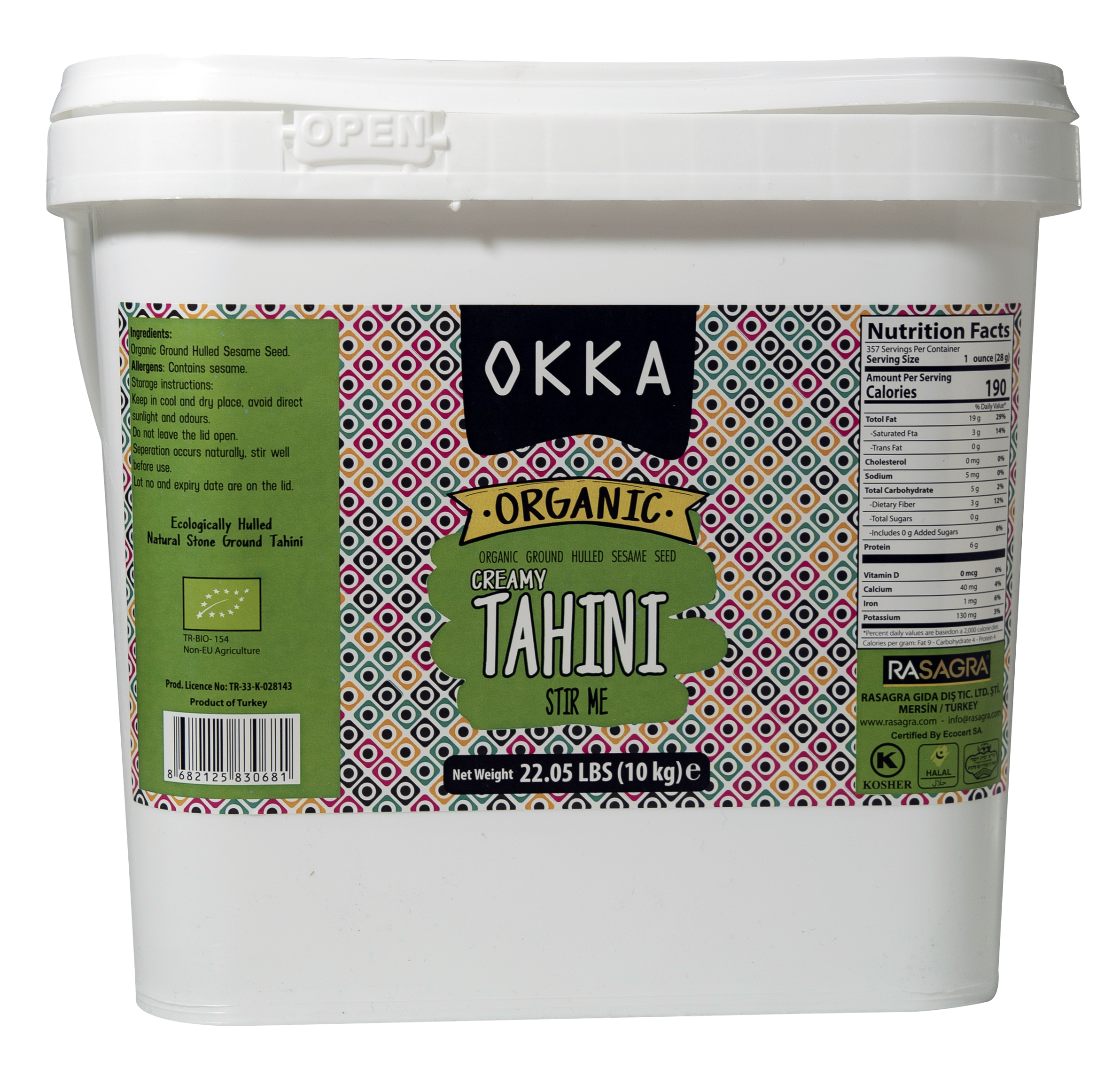 Organik Tahin 10 KG